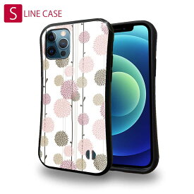 S-LINE ケース iPhoneSE(第三世代) iPhone13 mini iPhone13 Pro Max iPhone12 Pro iPhone11 Pro iPhoneXs iPhoneXR Xperia 5 III Xperia 10 III Pixel 5a AQUOS sense6 花 花柄 花束 フラワー 菊 牡丹 花