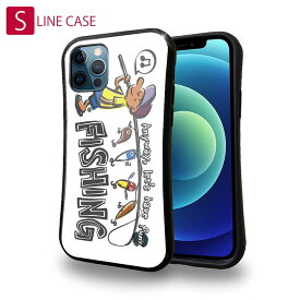 S-LINE ケース iPhoneSE(第三世代) iPhone13 mini iPhone13 Pro Max iPhone12 Pro iPhone11 Pro iPhoneXs iPhoneXR Xperia 5 III Xperia 10 III Pixel 5a AQUOS sense6 釣り 魚 ルアー 釣りざんまい 釣りをとにかく楽しもう!