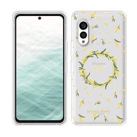 arrows アローズ ソフトケース 花柄 クリアケース スマホケース TPU arrows Alpha2 F-51G arrows We3 F-52G FCG04 arrows Alpha F-51F We2 F-52E FCG02 arrows We2 Plus F-51E arrows We F-51B FCG01 花 花束 フラワー ミモザ