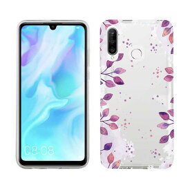 Huawei P30 lite ソフトケース 花柄 クリアケース スマホケース TPU Huawei P30 Pro ケース HUAWEI Mate 20 Pro Huawei nova3 Huawei P20 lite honor 9 ファーウェイ 花 花束 フラワー パープルパープル