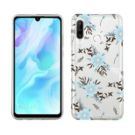 【母の日 早割 10%OFF中】 Huawei P30 lite ソフトケース 花柄 クリアケース スマホケース TPU Huawei P30 Pro ケース HUAWEI Mate 20 Pro Huawei nova3 Huawei P20 lite honor 9 ファーウェイ 花 花束 フラワー ミントブルー