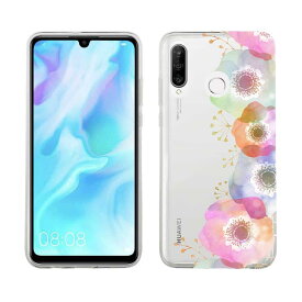 Huawei P30 lite ソフトケース 花柄 クリアケース スマホケース TPU Huawei P30 Pro ケース HUAWEI Mate 20 Pro Huawei nova3 Huawei P20 lite honor 9 ファーウェイ 花 花束 フラワーシンフォニー