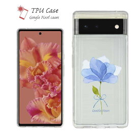 Google Pixel 9 Pixel 9 Pro XL ピクセル9 プロ ソフトケース 花柄 クリアケース スマホケース TPU Google Pixel 8a Pixel8 Pro Pixel 7a Pixel7 Pro Pixel 6a Pixel6 Pro 花 花束 青い花 嬉しいニュース