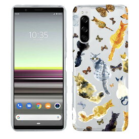 Xperia 10 V Xperia 1 V Xperia 5 IV ソフトケース クリアケース スマホケース TPU Xperia Ace III Xperia 5 III Xperia 10 III Xperia Ace II Xperia 8 Premium Compact 猫 ネコ 用品 雑貨 猫の背中