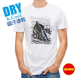 釣り Tシャツ アウトドア 精悍なクロダイ(チヌ) 釣り 魚 ルアー T シャツ メンズ 半袖 ロゴ 文字 春 夏 秋 インナー 安い 面白い 大きいサイズ 洗濯 ポリエステル 送料無料