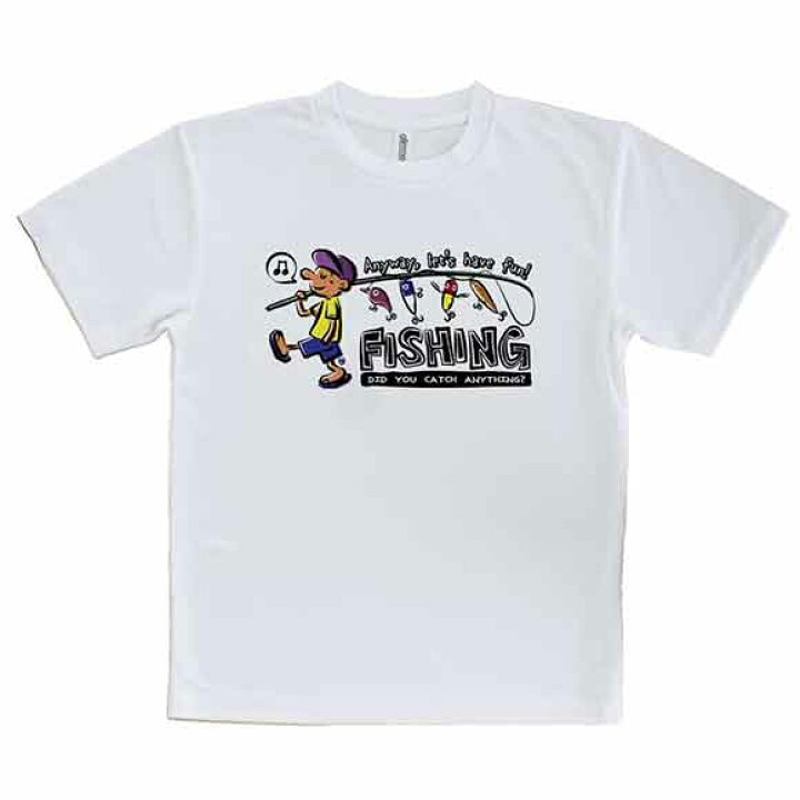 楽天市場 釣り Tシャツ アウトドア 釣りざんまい 釣りをとにかく楽しもう カラフル T シャツ 半袖 ドライ 魚 ブラックバス ルアー 送料無料 ウェア 面白い メンズ ロゴ 文字 春 夏 秋 インナー 安い 大きいサイズ 洗濯 ポリエステル アイフォンケース Anglers Case