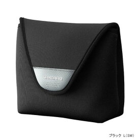 シマノ (Shimano) PC-031L ブラック Lサイズ (SW)(#5000～30000) リールガード（スピニング用）