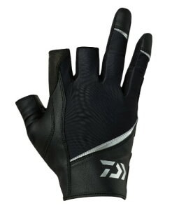 ダイワ (Daiwa) DG-7625 ブラック 2XLサイズ(CORDURA ジギンググローブ 3本カット)