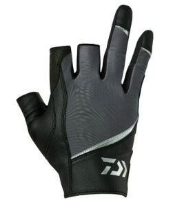 ダイワ (Daiwa) DG-7625 グレー Lサイズ(CORDURA ジギンググローブ 3本カット)