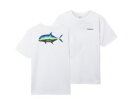 シマノ (Shimano) SH-005W ホワイト Lサイズ グラフィック 速乾 Tシャツ