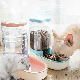 猫 犬用 水飲み器 自動給水器 自動給餌器 猫用餌やり 給食 ペット ボウル フードボウル 取り外し可能 お留守番可能 清潔便利猫食器 猫皿食器 北欧風 ペット ボウル 台 フードボウル 食器台 猫食器スタンド 食器 ペットボウル ペット皿 滑り止め