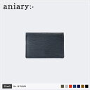 【aniary|アニアリ】Wave Leather ウェーブレザー 牛革 Goods カードケース 名刺入れ 16-20004 メンズ
