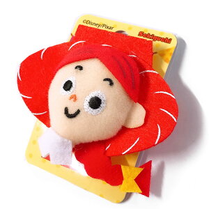 ディズニー トイストーリー ぬいぐるみバッジ ジェシー フェイス