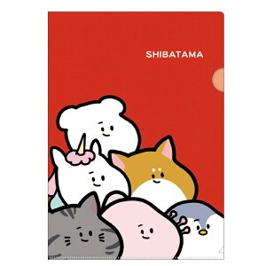 しばたま A4シングルクリアファイル いっぱい 102972