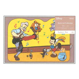 ピノキオ ダイカットレターセット 封筒 便箋 手紙 レトロアートコレクション 713823