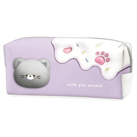 with you animal BOXペンケース クリームねこ 第9弾 148413