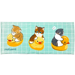 mofusand モフサンド グッズ フェイスタオル おふろにゃん 892161