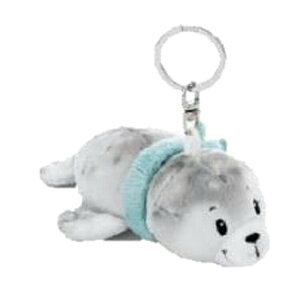 NICI �j�L �r�[���o�b�O �A�U���V �x���e 10cm �ʂ������ �L�[�z���_�[ Dreamy Winter 2024