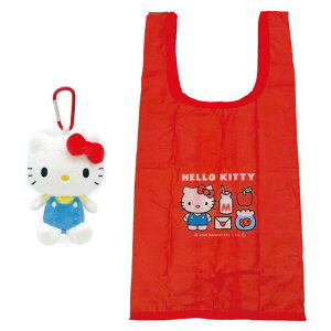 ハローキティ ぬいぐるみエコバッグ スタンダード エコバッグ 折りたたみ 小さめ 208347