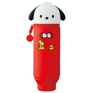 ポチャッコ SR7712-107 スタンドペンケース ペンケース 立つ 縦型 スリム PuniLabo×サンリオキャラクターズ