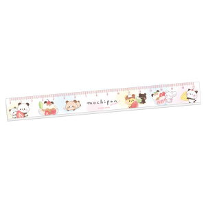 もちもちぱんだ スリム17cm定規 フルーツパーティ 254541