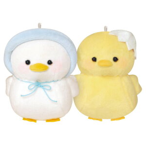 アヒル&ヒヨコ ニコぬいキーホルダー ニコイチ ぬいぐるみ キーホルダー 216001