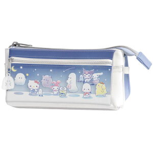 サンリオキャラクターズ×オバケーヌ フラップポケットペンケース ナイトパレード 大容量 かわいい 295570