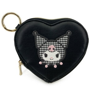 クロミ ミニハートポーチ ミニポーチ 小物入れ バッグチャーム モノトーン 227374