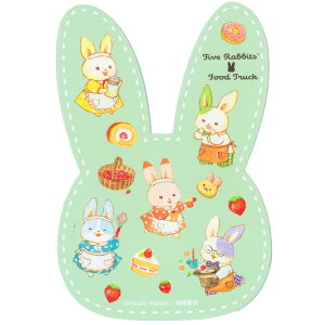 いつつごうさぎ IP465773 ダイカットポストカード うさぎ eHONTOMO