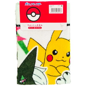ポケットモンスター ポケモン ウォッシュタオル ピカチュウ×マスカーニャ 085478