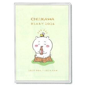 ちいかわ 手帳 2026年 スケジュール帳 1000137362 2026年1月始まり A6 変形 コミック マンスリー 笛 178268