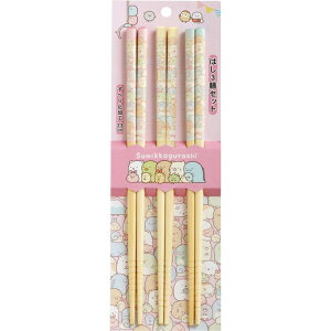 すみっコぐらし はし23cm 3膳セット 天然竹製 すべり止め加工