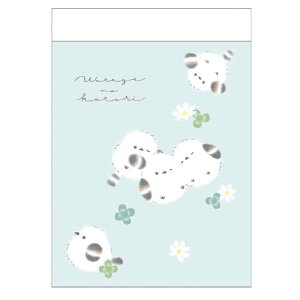 かわいいとり ミニメモ わたげのことり シマエナガ 349365