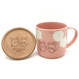 ちいかわ グッズ 木製コースター付マグ ピンク マグカップ ハッピーブロッサム 136935