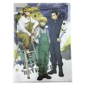 東京リベンジャーズ グッズ バイク整備 3ポケットクリアファイル A4 場地&千冬&一虎 場地圭介 松野千冬 羽宮一虎