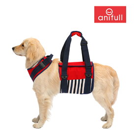 介護ハーネス LaLaWalK大型犬用 ナチュラルマリン LL 送料込