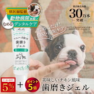 【5%OFFクーポン＆ポイント5倍！7/27 12:59迄】【獣医師監修】アニハ 犬猫用歯磨きジェル 30g 口臭 歯垢…