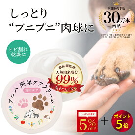 【ポイント10倍！9/15 23:59迄】【獣医師監修】アニハ 犬猫用（集中保湿タイプ）肉球クリーム 30g 集中保湿 乾燥 ひび割れ 転倒防止 滑り止め ベタつかない なめても安心 ミツロウ シアバター ホホバオイル アルガンオイル ヒアルロン酸 無添加 国内工場
