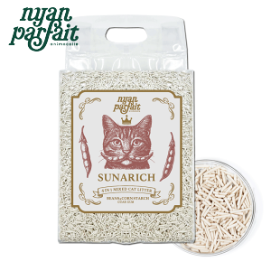 【animacolle 猫砂 SUNARICH】公式 天然由来 猫 ねこ 強力消臭 トイレに流せる お手入れ簡単 香料なし 粉塵が舞いにくい エンドウ豆 アニマコレ