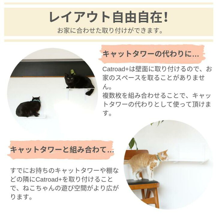 楽天市場】【 クリアステップ 透明3枚セット】animacolle キャット  