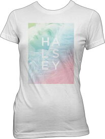 HALSEY ホールジーRAINBOW PHOTO JUNIORS TISSUE TEE Babydoll オフィシャル レディース Tシャツ