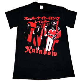 RAINBOW レインボーJAPANESE ALL NIGHT LONG オフィシャル バンドTシャツ
