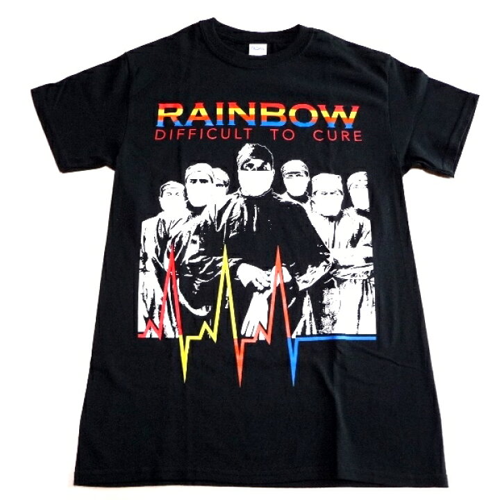 楽天市場】RAINBOW レインボーDIFFICULT TO CURE オフィシャル バンドT 