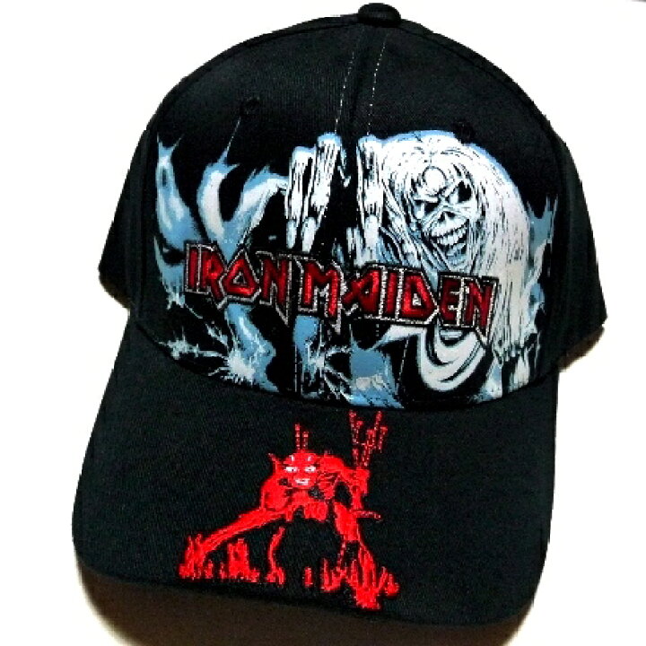 楽天市場】IRON MAIDEN アイアンメイデンNumber Of The Beast/Flexfit 