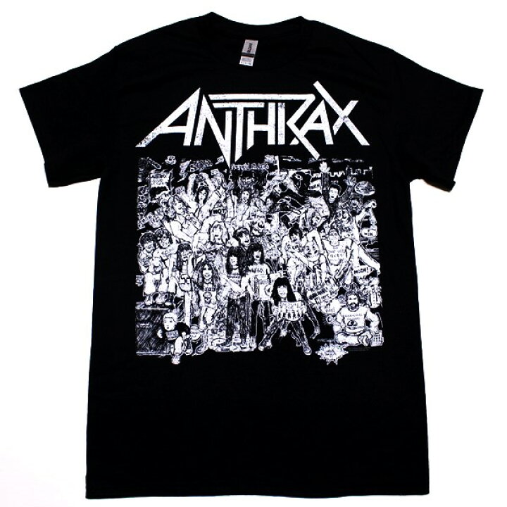 楽天市場】ANTHRAX アンスラックスNO FRILLS オフィシャル バンドT 