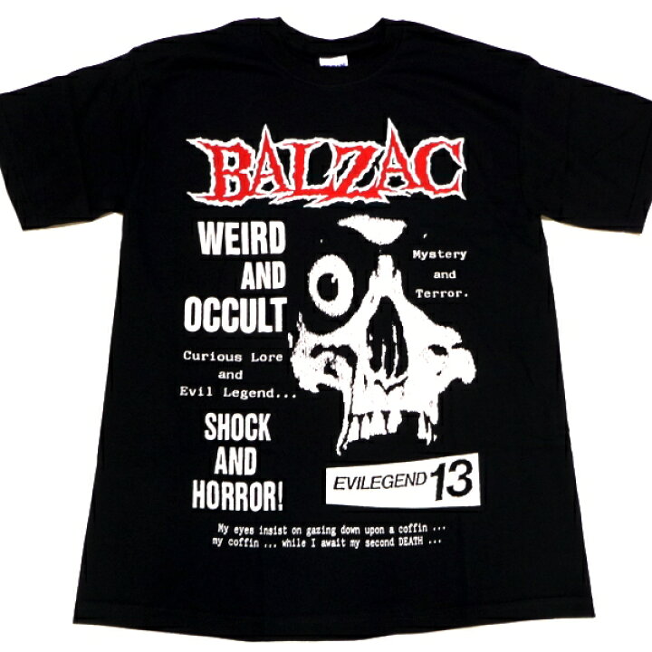 楽天市場】BALZAC バルザックOCCULT オフィシャル バンドTシャツ 