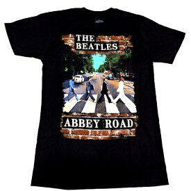 THE BEATLES ビートルズABBEY BRICK PHOTO オフィシャル バンドTシャツ