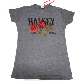 HALSEY ホールジーROSES ARE RED JUNIORS TISSUE TEE Babydoll オフィシャル レディースバンドTシャツ1梱包2枚までメール便対応可