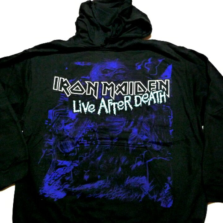 楽天市場】IRON MAIDEN アイアンメイデンLIVE AFTER DEATH Hoodie 