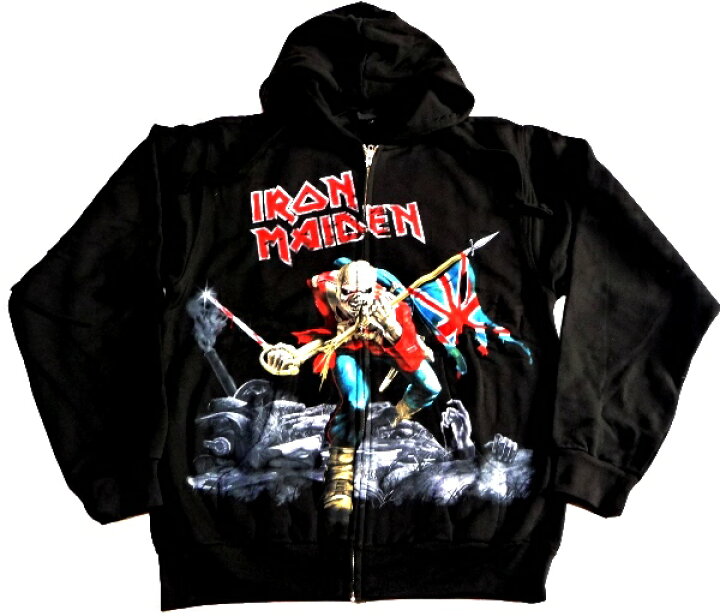 楽天市場】IRON MAIDEN アイアンメイデンSCUFFED TROOPER Hoodie 